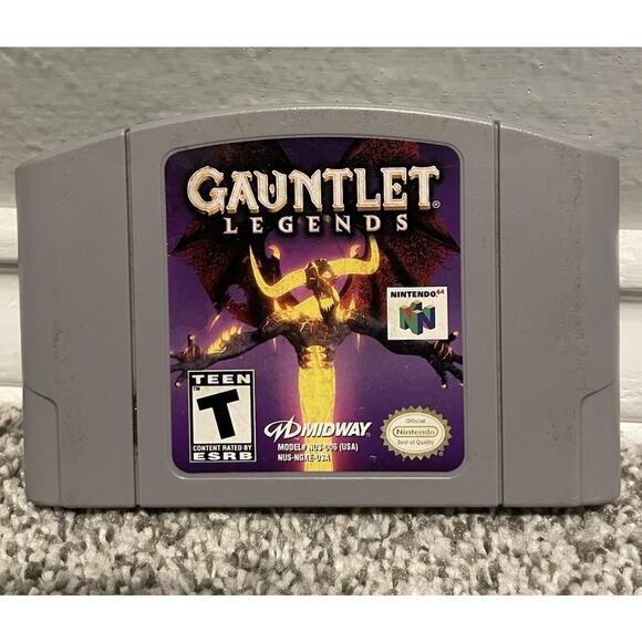 Gauntlet Legends Nintendo 64 1999 N64 Game Cartridge Only Tested - Picture 1 of 5